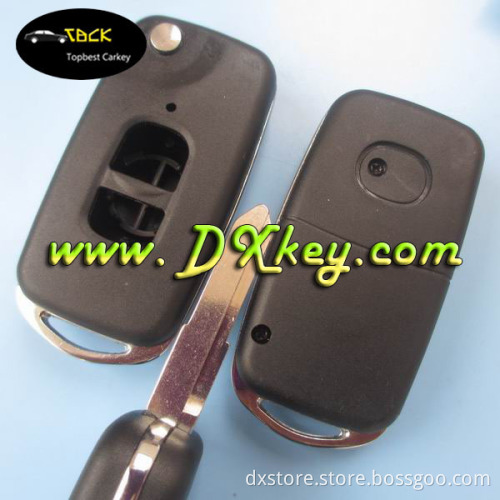 Best price 2 button remote key shell for Mazda 323 key car flip key blank mazda